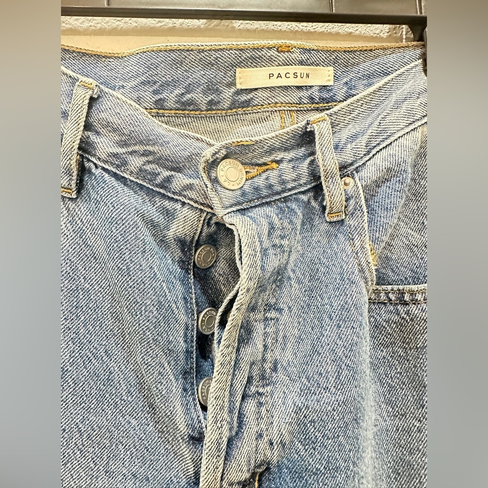 Pacsun Stretch Medium Indigo Dad Jeans size 9 runs big - Picture 15 of 15